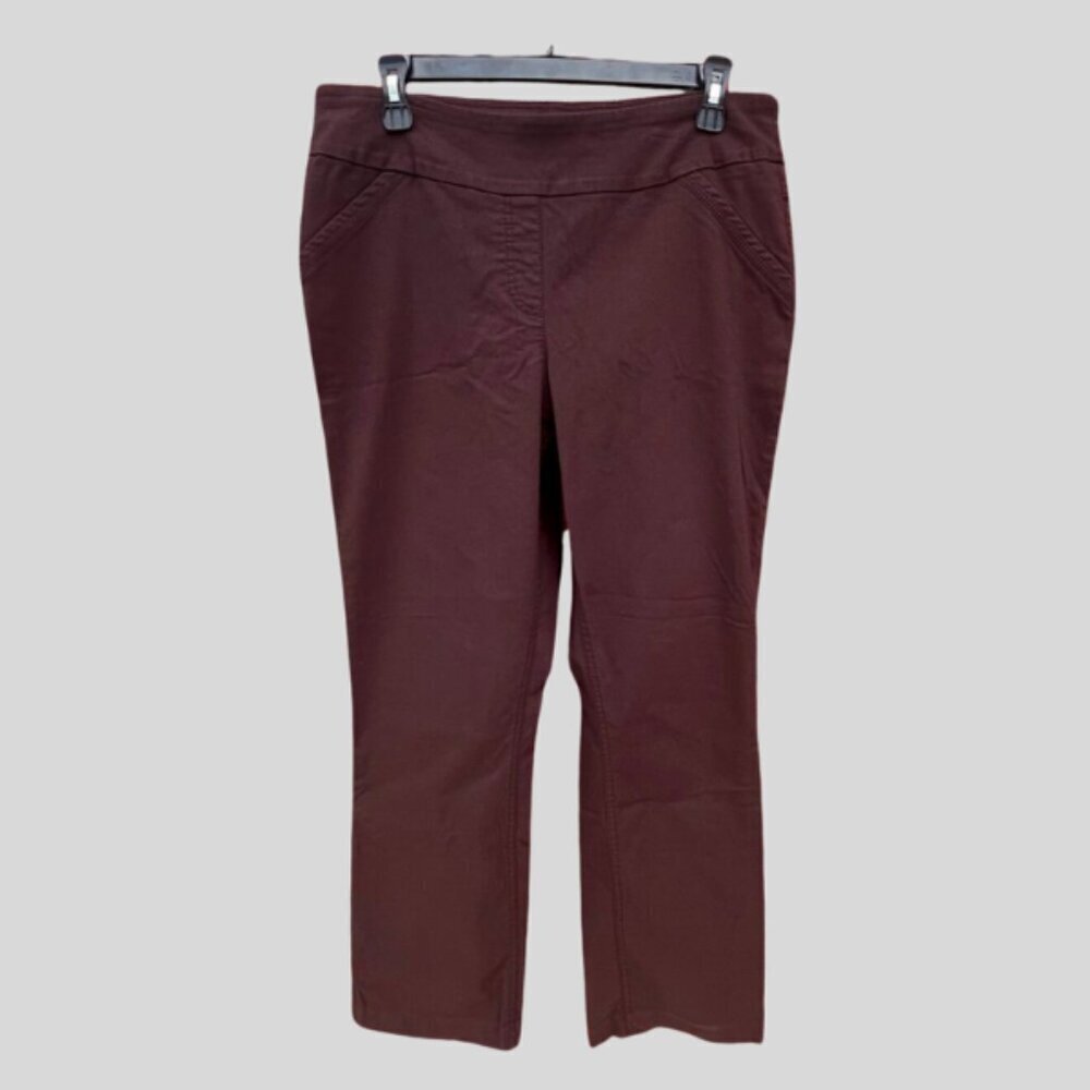 Chocolate Brown No Button Pants